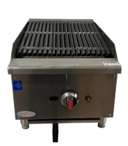 صورة شواية غاز طبيعي (Natural Gas Charbroiler) من Hakka – شعلة تيربو بقوة 30,000 BTU – شبكات حديد زهر احترافية للمطاعم - موقع تارجت ايجيبت