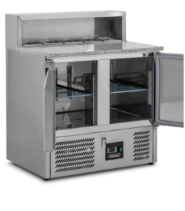صورة Blizzard BCC2PREPGRANITE Compact Double Door Refrigerated Pizza Prep Counter - موقع تارجت ايجيبت