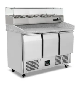صورة Blizzard BCC3PIZZA Compact Triple Door Refrigerated Pizza Prep Counter - موقع تارجت ايجيبت