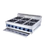 صورة ELITE Commercial 6-Burner LPG Gas Cooker – Heavy Duty Cast Iron Boiling Rings - موقع تارجت ايجيبت