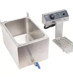 صورة ACE 10-Litre Electric Chip Fryer with Oil Drain Valve – 3kW High Power – Heavy Duty Stainless Steel Countertop Fryer - موقع تارجت ايجيبت