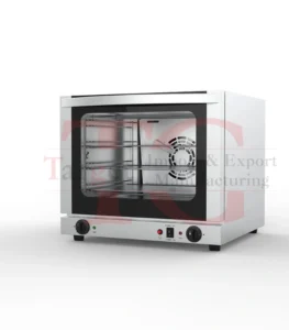 صورة فرن كونفيكشن (Convection Oven) سعة 57 لتر – يشمل 4 صواني خبز مجانية – هيكل ستانلس ستيل – الحل المثالي للمقاهي والمطابخ الصغيرة - موقع تارجت ايجيبت