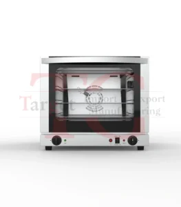 صورة فرن كونفيكشن (Convection Oven) سعة 57 لتر – يشمل 4 صواني خبز مجانية – هيكل ستانلس ستيل – الحل المثالي للمقاهي والمطابخ الصغيرة - موقع تارجت ايجيبت