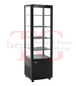 صورة  Polar C-Series Curved Door Display Fridge (235Ltr, Black) - موقع تارجت ايجيبت