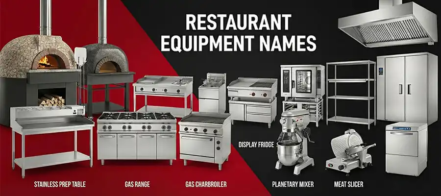 Restaurant Equipment Names