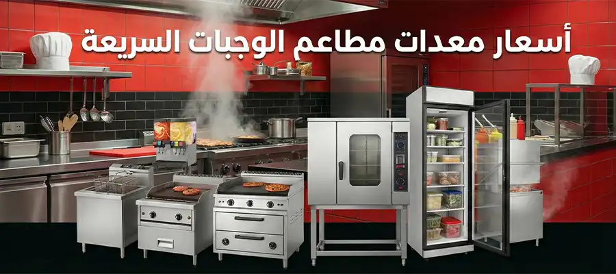 اسعار معدات مطاعم الوجبات السريعة