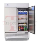 صورة ثلاجة Ice-A-Cool التجارية – باب مزدوج – سعة 1300 لتر – ستانلس ستيل – الأداء الموثوق والسعة القصوى - موقع تارجت ايجيبت