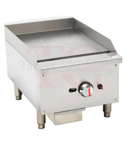 Premium Commercial Gas Griddle - Single Burner Smooth Plate (LPG)