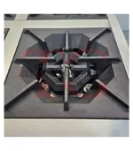 Hosty 4-Burner Commercial Natural Gas Hob - Heavy Duty Stainless Steel Cooker - Image 3