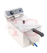 ACE 10-Litre Electric Chip Fryer with Oil Drain Valve - 3kW High Power - Heavy Duty Stainless Steel Countertop Fryer - Image 2