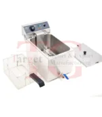 ACE 10-Litre Electric Chip Fryer with Oil Drain Valve - 3kW High Power - Heavy Duty Stainless Steel Countertop Fryer - Image 4