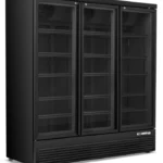 صورة ثلاجة عرض بزجاج منحني – ستانلس ستيل – سعة 100 لتر - موقع تارجت ايجيبت