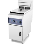 صورة Single Tank Electric Fryer – 10L Capacity – Stainless Steel – Countertop Design with Drain Tap - موقع تارجت ايجيبت