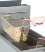 صورة قلاية غاز – حوض مفرد (26 لتر) – ستانلس ستيل – أداء شاق للمطاعم الكبرى - موقع تارجت ايجيبت