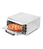 صورة Electric Pizza Oven – Single Deck – Stainless Steel – Stone Baked Surface for Professional Results - موقع تارجت ايجيبت