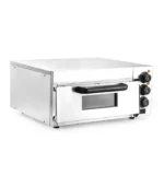 صورة Electric Pizza Oven – Single Deck – Stainless Steel – Stone Baked Surface for Professional Results - موقع تارجت ايجيبت