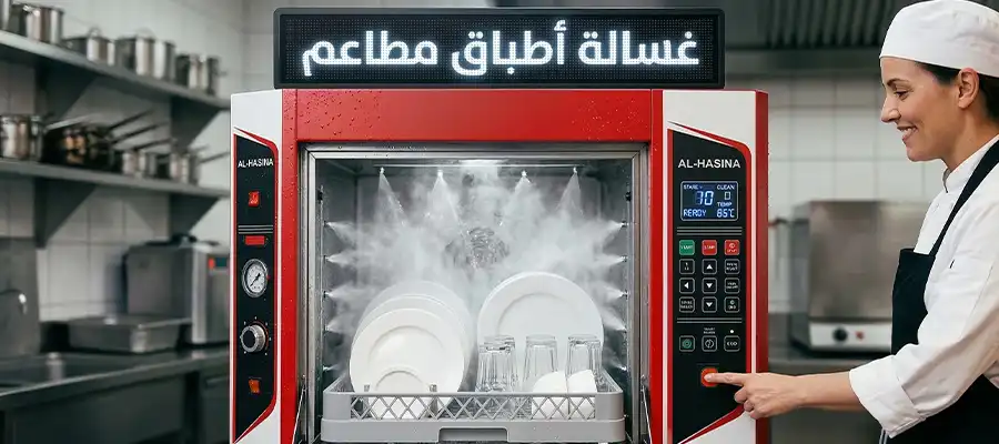 غسالة الأطباق للمطاعم