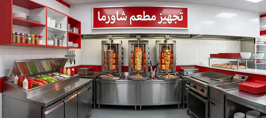 تجهيز مطعم شاورما